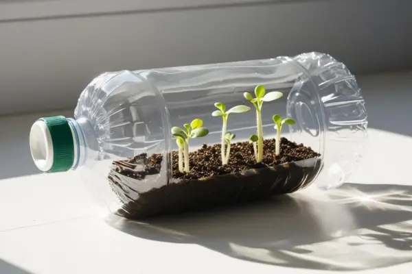 Crie Estufas Caseiras com Garrafas Plásticas para Germinação de Sementes